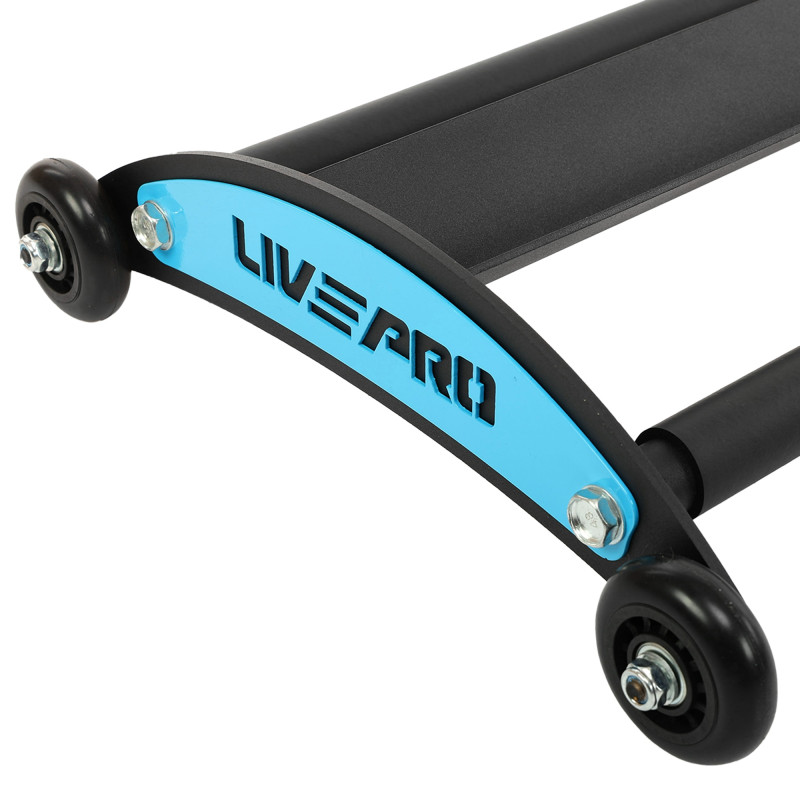 Ролер для сідничних м'язів Glute Ham Roller LiveUp LP8347 розмір 66х40,5х10см чорний
