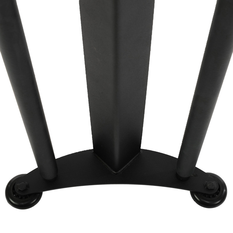 Ролер для сідничних м'язів Glute Ham Roller LiveUp LP8347 розмір 66х40,5х10см чорний