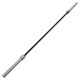 Гриф прямий для станової тяги хромований Олімпійський Texas Deadlift Bar LiveUp LP8371 довжина 2,3 м гриф ø50мм хром-чорний