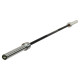 Гриф прямий для станової тяги хромований Олімпійський Texas Deadlift Bar LiveUp LP8371 довжина 2,3 м гриф ø50мм хром-чорний