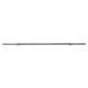 Гриф прямий для станової тяги хромований Олімпійський Texas Deadlift Bar LiveUp LP8371 довжина 2,3 м гриф ø50мм хром-чорний