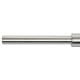 Гриф прямий для станової тяги хромований Олімпійський Texas Deadlift Bar LiveUp LP8371 довжина 2,3 м гриф ø50мм хром-чорний