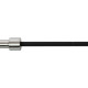 Гриф прямий для станової тяги хромований Олімпійський Texas Deadlift Bar LiveUp LP8371 довжина 2,3 м гриф ø50мм хром-чорний