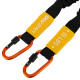 Еспандер трубчастий із карабіном у захисному рукаві RESISTANCE TUBE LiveUp LP8401-L навантаження високе