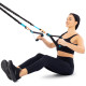 Еспандер трубчастий із карабіном у захисному рукаві RESISTANCE TUBE LiveUp LP8401-XL навантаження дуже високе