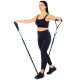Еспандер трубчастий із карабіном у захисному рукаві RESISTANCE TUBE LiveUp LP8401-XL навантаження дуже високе