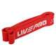 Гума петля для підтягування та тренувань стрічка силова LiveUp SUPER BAND LP8410-L 23-57кг червоний