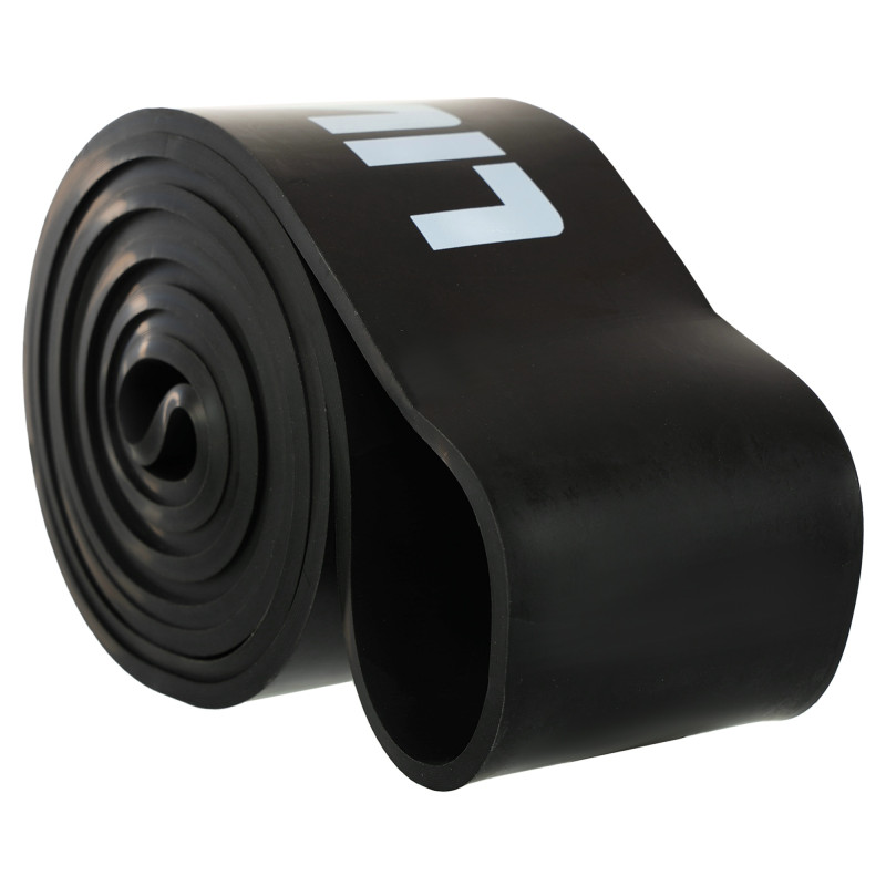Гума петля для підтягування та тренувань стрічка силова LiveUp SUPER BAND LP8410-XL 39-77кг чорний