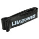 Гума петля для підтягування та тренувань стрічка силова LiveUp SUPER BAND LP8410-XL 39-77кг чорний