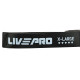 Гума петля для підтягування та тренувань стрічка силова LiveUp SUPER BAND LP8410-XL 39-77кг чорний
