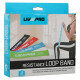 Набір резинок для вправ стрічки опору LOOP BANDS LiveUp LP8412 4шт кольори в асортименті