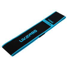 Гумка тканинна для вправ стрічка опору LOOP BANDS LiveUp LP8414-S чорний