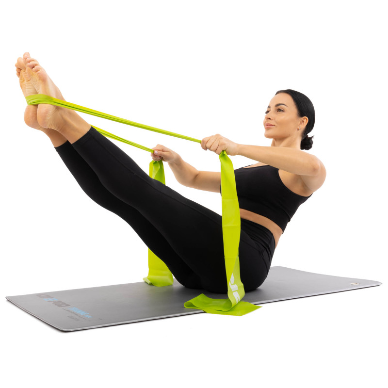 Стрічка еластична для фітнесу та йоги LiveUp LP8415-S кольори в асортименті