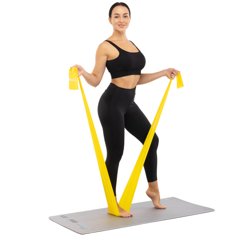 Стрічка еластична для фітнесу та йоги LiveUp LP8415-XS кольори в асортименті