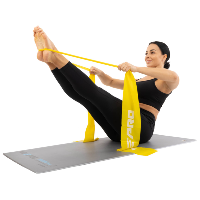 Стрічка еластична для фітнесу та йоги LiveUp LP8415-XS кольори в асортименті