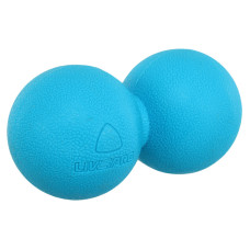 М'яч масажний подвійний для МФР та самомасажу Duoball LiveUp LP8502 ø14см синій