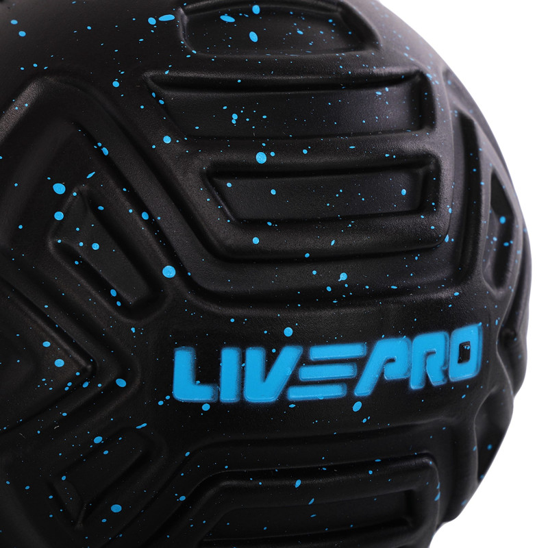 М'яч масажний для МФР LivePRO Target massage ball LP8508 ø12,5см чорний