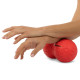 М'яч масажний подвійний для МФР та самомасажу Duoball LivePRO Peanut massage ball LP8509 ø19,4см червоний