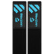 Бинти кистьові для жиму LIFTING WRIST WRAPS LiveUp LP8702 2шт чорний-синій