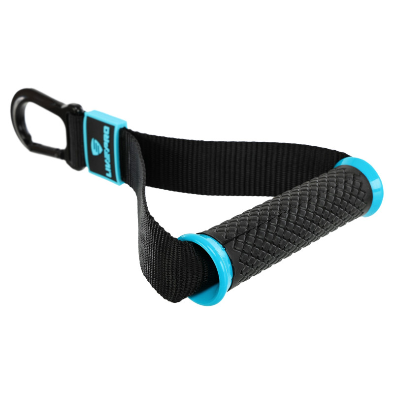 Ручки з карабінами для еспандерів резинок та тренажерів FIT HOOK HANDLES LiveUp LP8706 2шт чорний