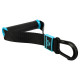 Ручки з карабінами для еспандерів резинок та тренажерів FIT HOOK HANDLES LiveUp LP8706 2шт чорний