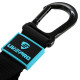 Ручки з карабінами для еспандерів резинок та тренажерів FIT HOOK HANDLES LiveUp LP8706 2шт чорний