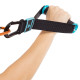 Ручки з карабінами для еспандерів резинок та тренажерів FIT HOOK HANDLES LiveUp LP8706 2шт чорний