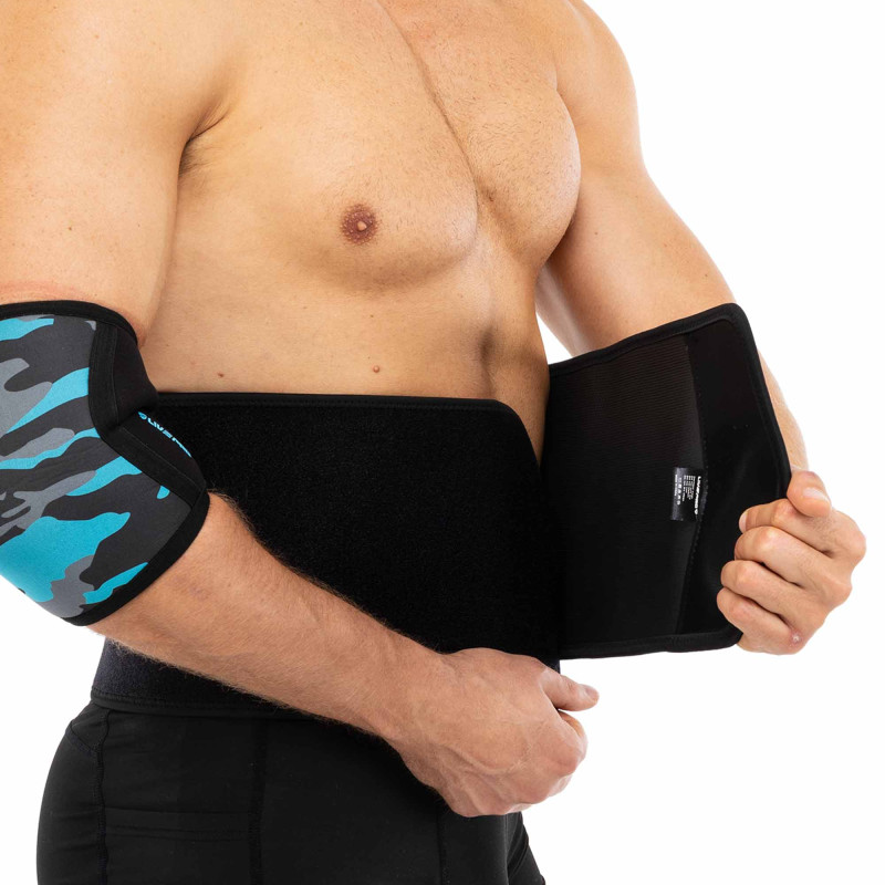 Пояс для тренажерного залу та схуднення SWEAT WAIST TRIMMER LiveUp LP8718 розмір 125x19,5x0,5см чорний-сірий
