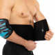Пояс для тренажерного залу та схуднення SWEAT WAIST TRIMMER LiveUp LP8718 розмір 125x19,5x0,5см чорний-сірий