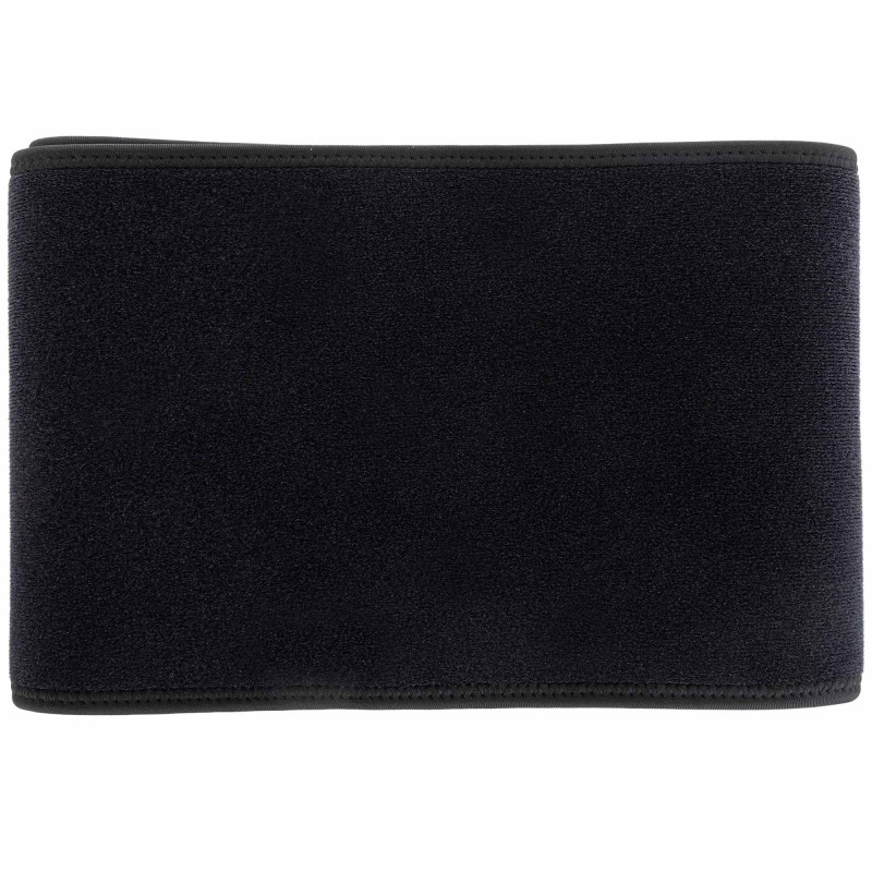 Пояс для тренажерного залу та схуднення SWEAT WAIST TRIMMER LiveUp LP8718 розмір 125x19,5x0,5см чорний-сірий