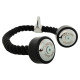 Канат гнучка тяга для трицепса із подвійним хватом LiveUp LP8720 довжина 70см чорний