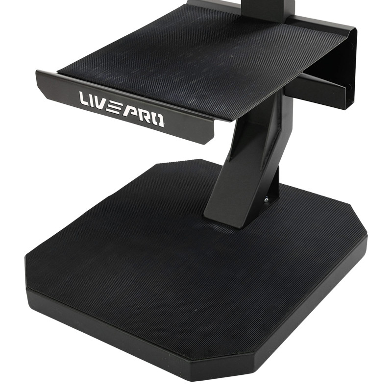 Стелаж модульний для інвентаря кросфіт STORAGE RACK LiveUp LP8875 розмір-55x60x180см чорний