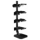 Стелаж модульний для інвентаря кросфіт STORAGE RACK LiveUp LP8875 розмір-55x60x180см чорний
