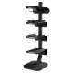 Стелаж модульний для інвентаря кросфіт STORAGE RACK LiveUp LP8875 розмір-55x60x180см чорний