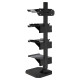 Стелаж модульний для інвентаря кросфіт STORAGE RACK LiveUp LP8875 розмір-55x60x180см чорний