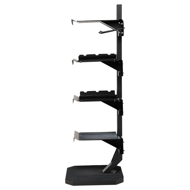 Стелаж модульний для інвентаря кросфіт STORAGE RACK LiveUp LP8875 розмір-55x60x180см чорний