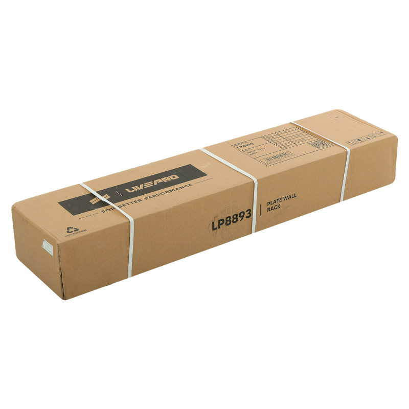 Настінний кронштейн для блинів дисків вертикальний LiveUp LP8893 розмір-120x24,7x6,4см чорний