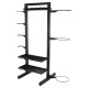 Стелаж модульний для інвентаря кросфіт STORAGE RACK LiveUp LP8897 розмір-156,5x76,6x197,4см чорний