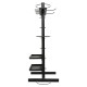Стелаж модульний для інвентаря кросфіт STORAGE RACK LiveUp LP8897 розмір-156,5x76,6x197,4см чорний