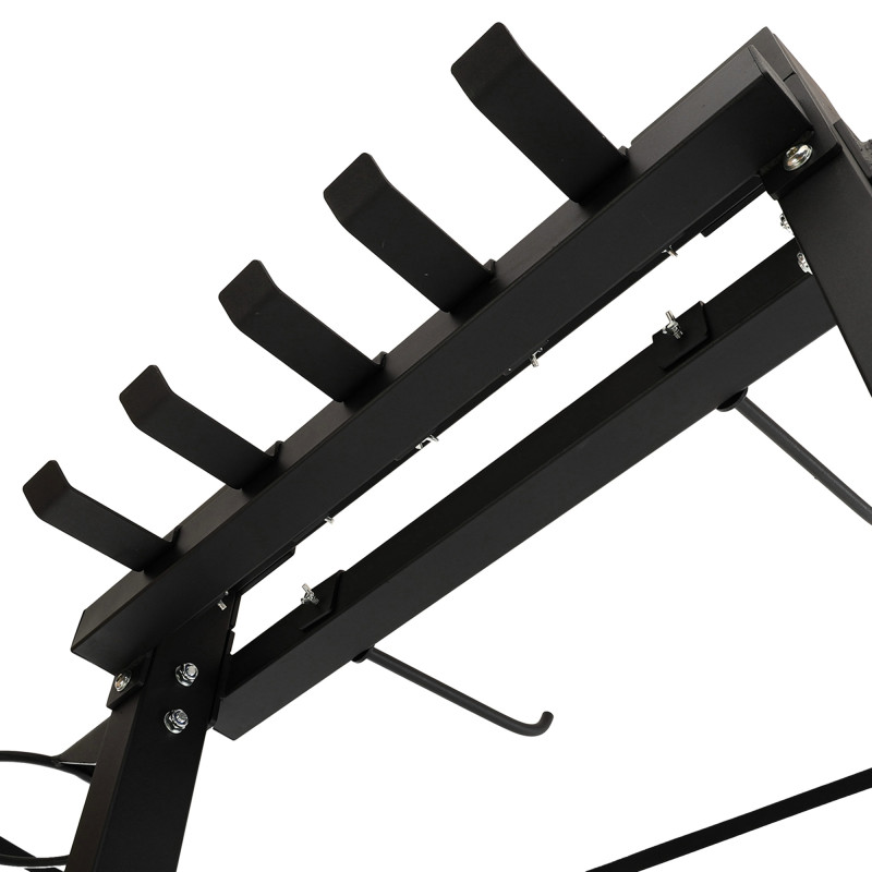 Стелаж модульний для інвентаря кросфіт STORAGE RACK LiveUp LP8897 розмір-156,5x76,6x197,4см чорний