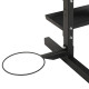 Стелаж модульний для інвентаря кросфіт STORAGE RACK LiveUp LP8897 розмір-156,5x76,6x197,4см чорний