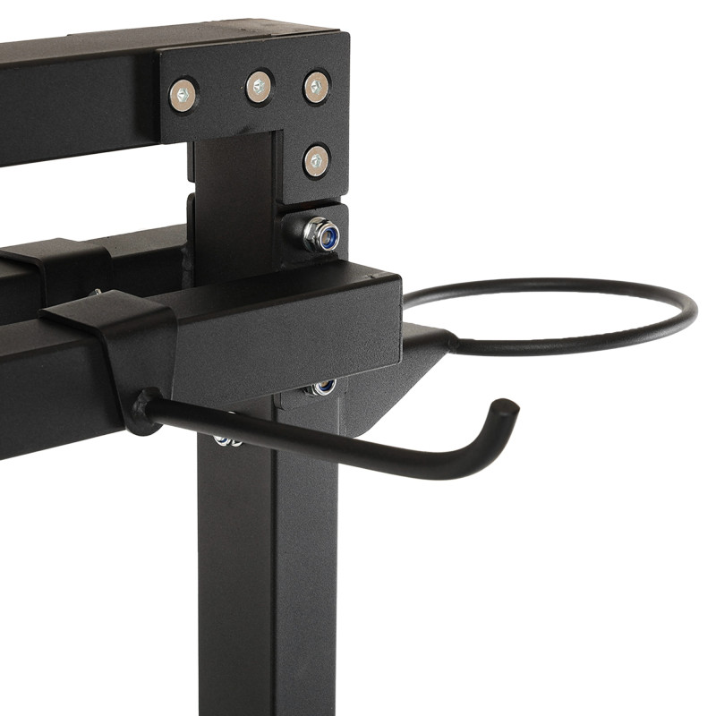 Стелаж модульний для інвентаря кросфіт STORAGE RACK LiveUp LP8897 розмір-156,5x76,6x197,4см чорний