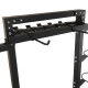 Стелаж модульний для інвентаря кросфіт STORAGE RACK LiveUp LP8897 розмір-156,5x76,6x197,4см чорний
