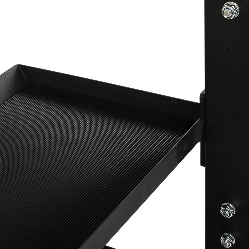Стелаж модульний для інвентаря кросфіт STORAGE RACK LiveUp LP8897 розмір-156,5x76,6x197,4см чорний
