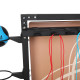 Стелаж модульний для інвентаря кросфіт STORAGE RACK LiveUp LP8897 розмір-156,5x76,6x197,4см чорний