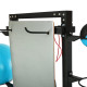 Стелаж модульний для інвентаря кросфіт STORAGE RACK LiveUp LP8897 розмір-156,5x76,6x197,4см чорний