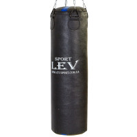 Мішок боксерський Циліндричний Кірза LEV LV-2804 100х28см чорний