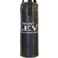 Мішок боксерський Циліндричний Кірза LEV LV-2806 65х28см чорний