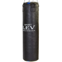 Мішок боксерський Циліндричний Кірза LEV LV-2810 120х33см чорний