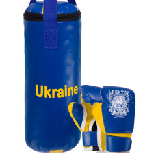 Набір боксерський дитячий груші і рукавички LEV UKRAINE LV-9940 кольори в асортименті